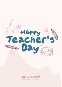 Teachers Day Greeting Flyer