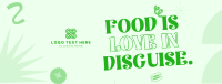 Food Language Quote Facebook Cover