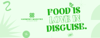 Food Language Quote Facebook Cover Image Preview