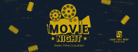 Movie Night Tickets Facebook Cover Design