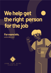 Staffing Agency Poster