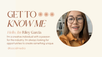 Professional Profile Introduction Animation