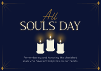 Remembering Beloved Souls Postcard