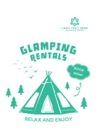 Holiday Glamping Rentals Flyer