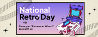 Unique Retro Day  Facebook Cover Image Preview