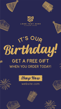 Business Birthday Promo Instagram Story