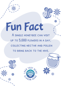 Bee Day Fun Fact Flyer