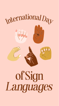 International Sign Day Instagram Reel Image Preview