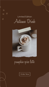 Spice Autumn Drinks Facebook Story