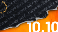 10.10 Ripped Super Sale Facebook Event Cover