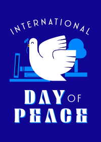 Simple Peace Day Poster