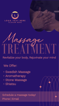 Spa Massage Treatment Instagram Reel