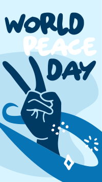 Peace Day Doodles Instagram Story