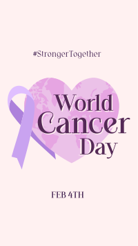 World Cancer Day Heart Instagram Reel Design