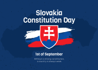 Slovakia Constitution Day Postcard