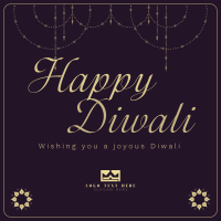 Happy Diwali Instagram Post Design