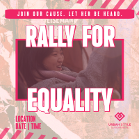 Women's Equality Rally Instagram Post Image Preview