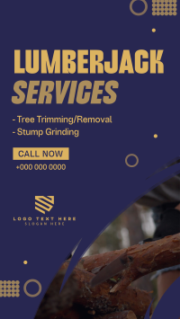 Corporate Lumberjack Services Instagram Story