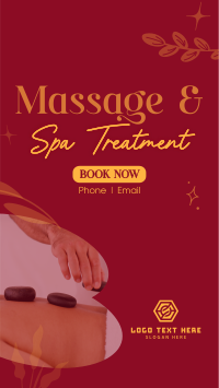 Massage and Spa Wellness Facebook Story