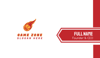 Basketball Fire Business Card Image Preview