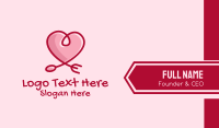 Valentine Business Card example 3