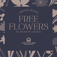 Free Flowers For You! Instagram Post