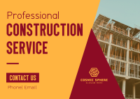 Construction Builders Postcard