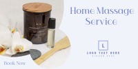 Massage at your Home Twitter Post