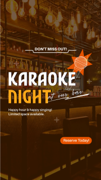 Reserve Karaoke Bar Facebook Story