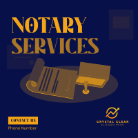 Notary Paper Instagram Post Design