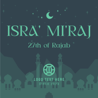 Elegant Isra and Mi'raj Instagram Post