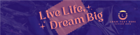 Dream Big LinkedIn Banner Image Preview