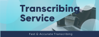 Fast Transcribing Service Facebook Cover