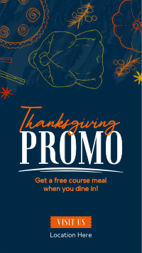 Hey it's Thanksgiving Promo TikTok Video