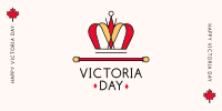 Victoria Day Crown Twitter Post