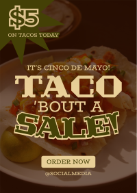 Cinco De Mayo Taco Poster Design