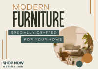 Modern Furniture Shop Postcard