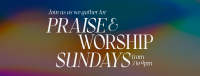 Sunday Worship Facebook Cover