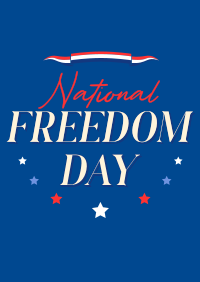 National Freedom Day Poster