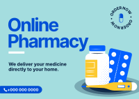 Online Pharmacy Postcard