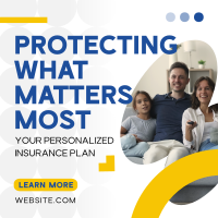 Minimalist Insurance Protection Instagram Post Design