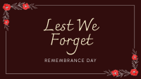 Remembrance Day Facebook Event Cover