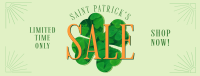 St. Patrick's Sale Clover Facebook Cover Image Preview