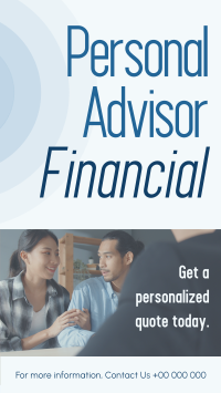 Financial Advisor Facebook Story