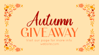 Autumn Giveaway Post Animation