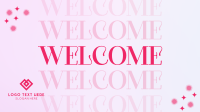 Gradient Sparkly Welcome Video Image Preview