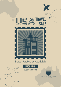 USA Travel Destination Flyer