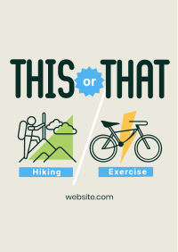 This or That Exercise Flyer