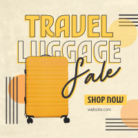 Travel Luggage Discounts Instagram Post Design