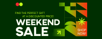 Geometric Weekend Sale Facebook Cover Image Preview